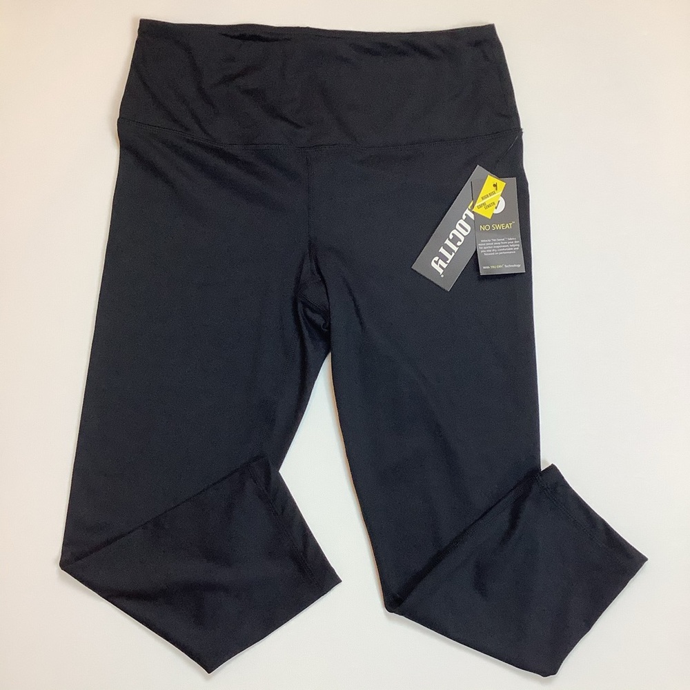 Velocity No Sweat High Rise Capri Leggings Large